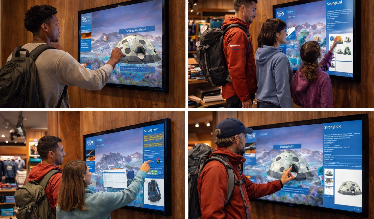 Mountain Hardwear — APP INTERACTIVA · Señalización Digital — Prime Studio Chile