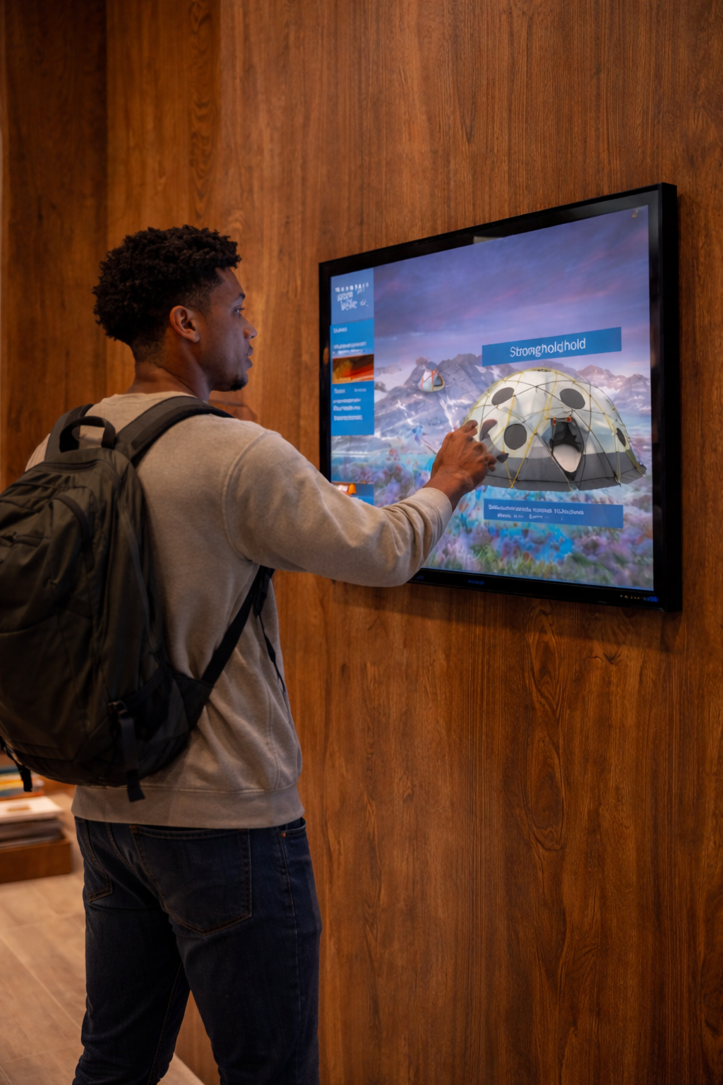Mountain Hardwear — APP INTERACTIVA, Señalización Digital — Prime Studio