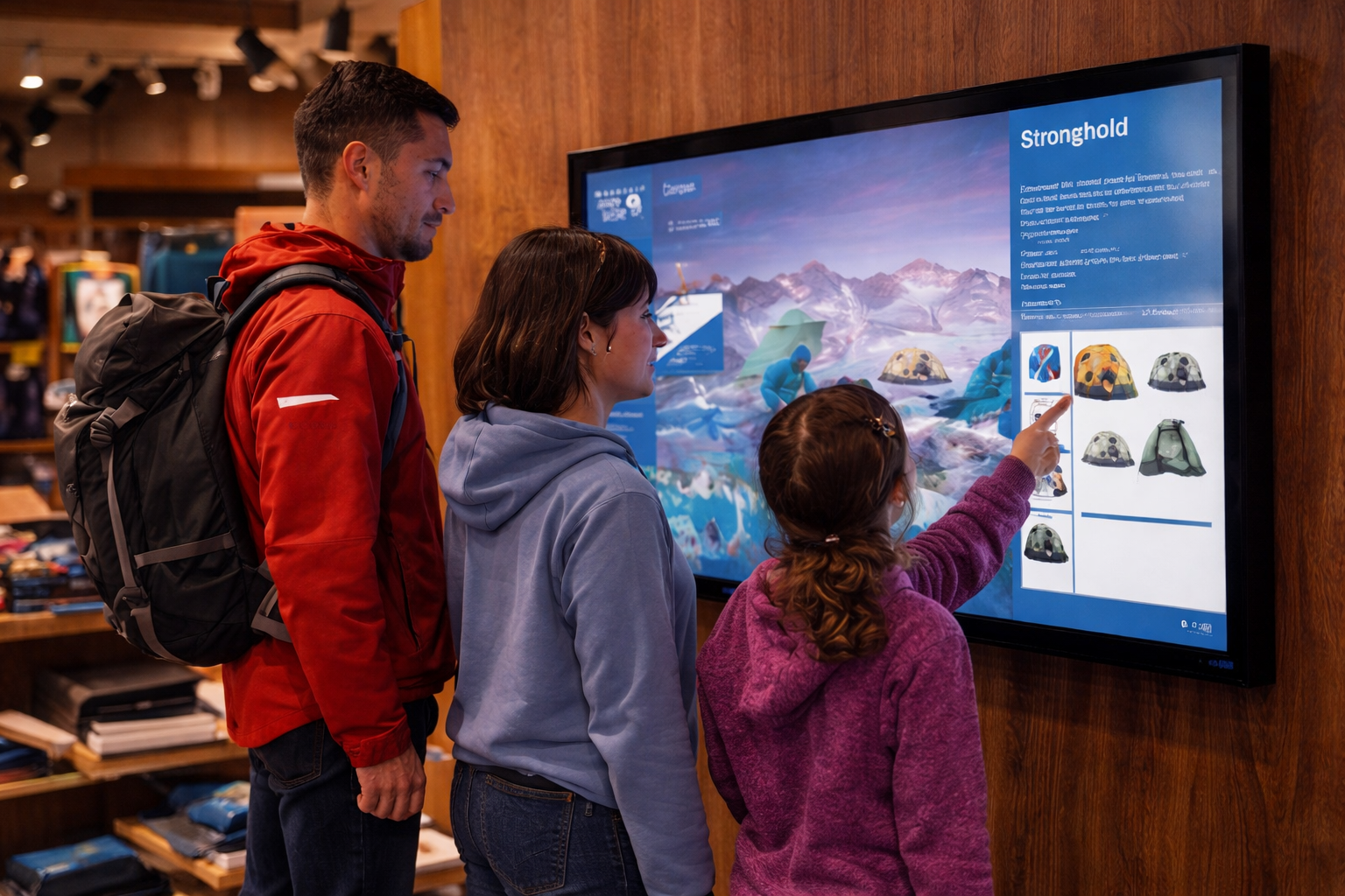 Mountain Hardwear — APP INTERACTIVA, Señalización Digital — Prime Studio
