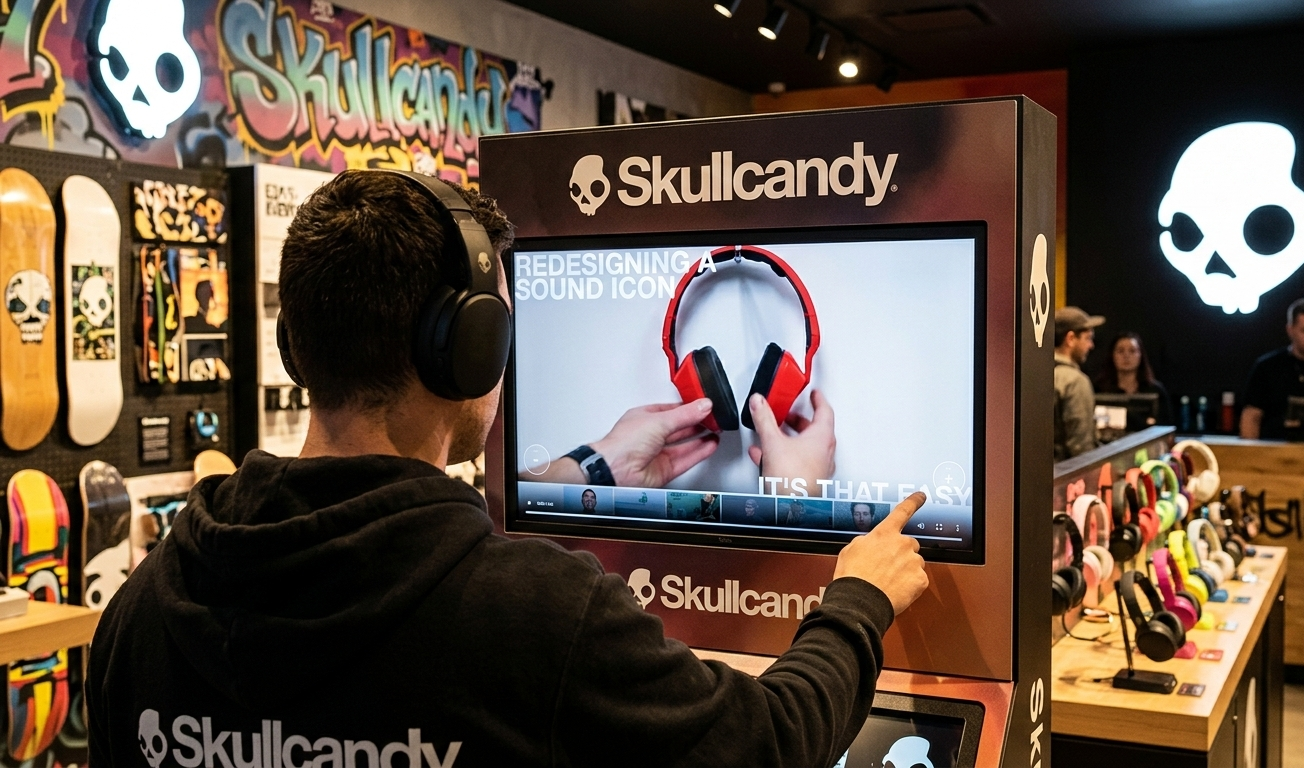 Skull Candy — Interactive Sound Wall Experience — Prime Studio Chile